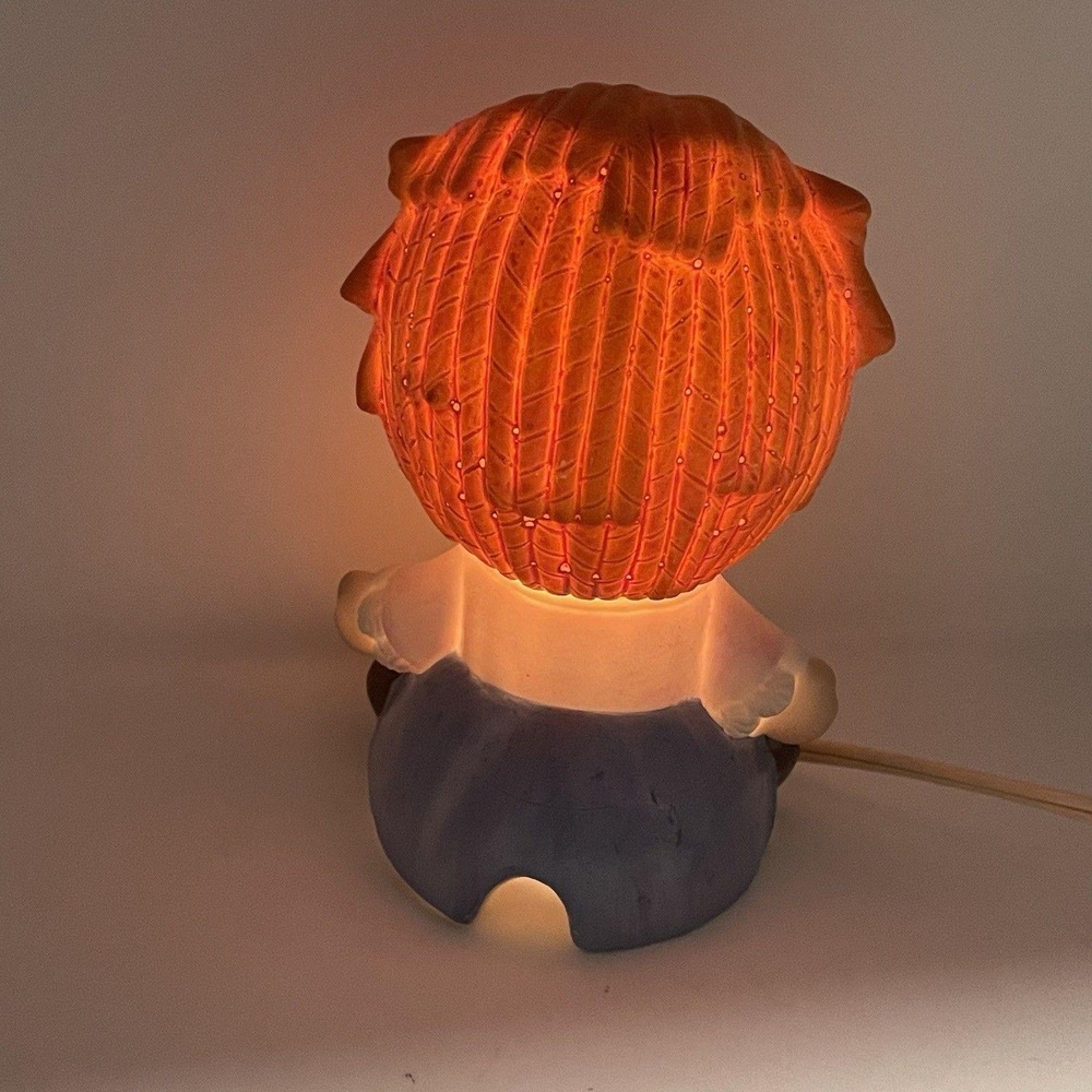 Vintage Lefton Raggedy Ann Porcelain Night Light Lamp 6" Japan Ceramic Kitsch - Picture 4 of 15